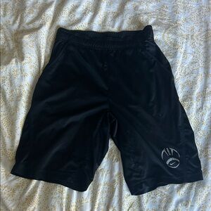 Nike Black Athletic Shorts with Elastic Waistband